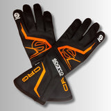 Karthandschuhe lang - Kart gloves black long