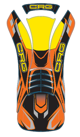 509 Frontschild Aufkleber  / Front Fairing Stickers Kit 509