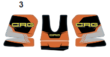 MK20/27 Tank Aufklebersatz - Tank stickers kit mini LT.3 CRG MK20/27