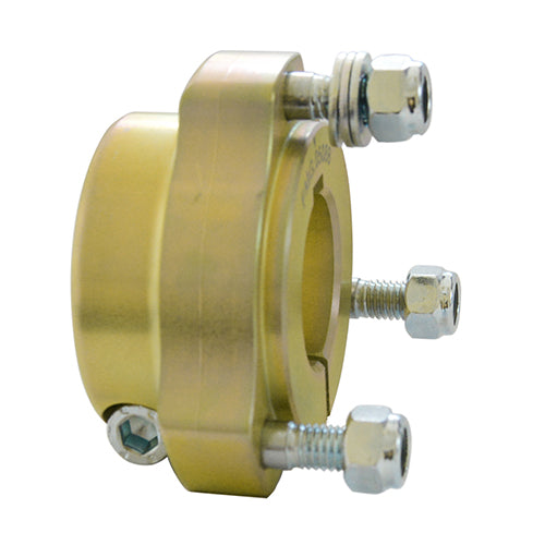 Alu. Hinterradnabe 30x35 gold komplett - Alu. rear wheel hub 30x 35 COMPL. GOLD