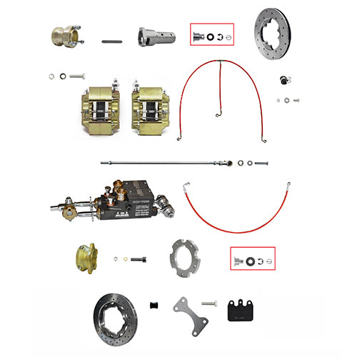 Bremsanlage KZ V13 180 Gold - Brake system KZ V13 180 gold