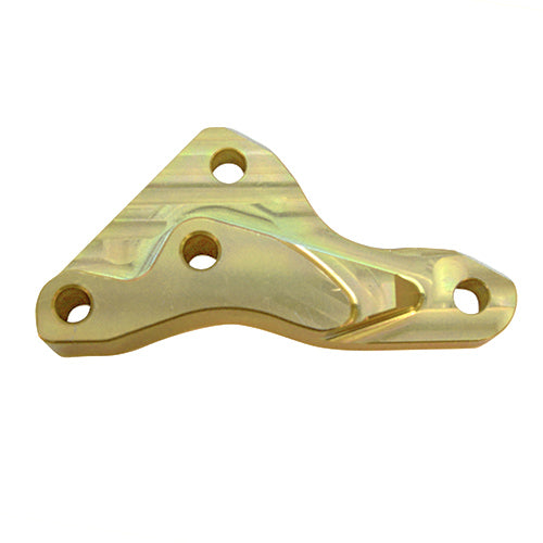 Mini Bremssattelplatte Aluminium gold D180 - Mini brake caliper plate aluminum gold D180